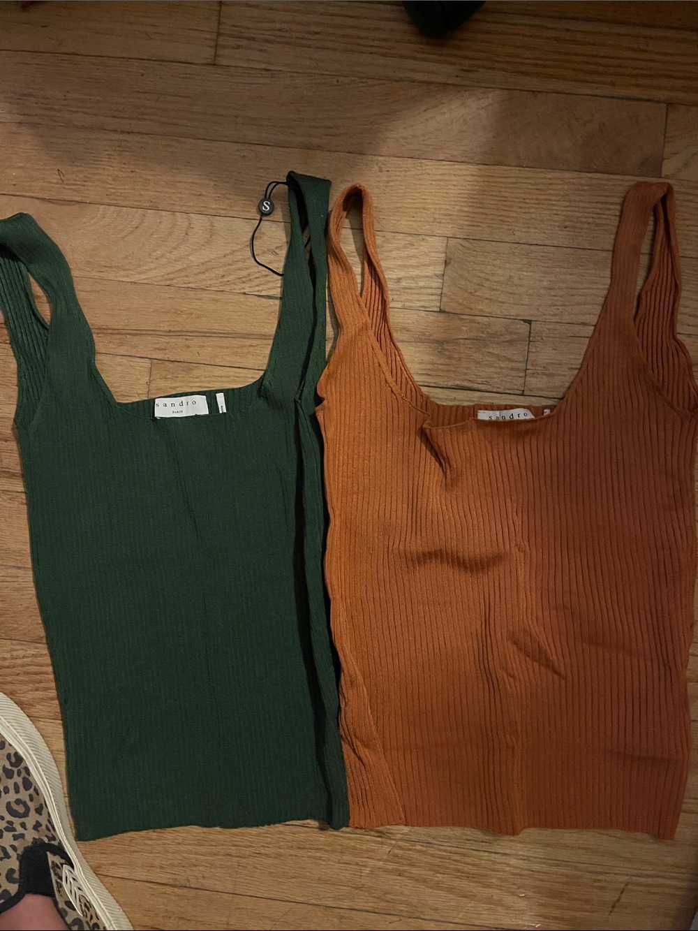 2-Sandro Ribbed Tank Tops FINaL$